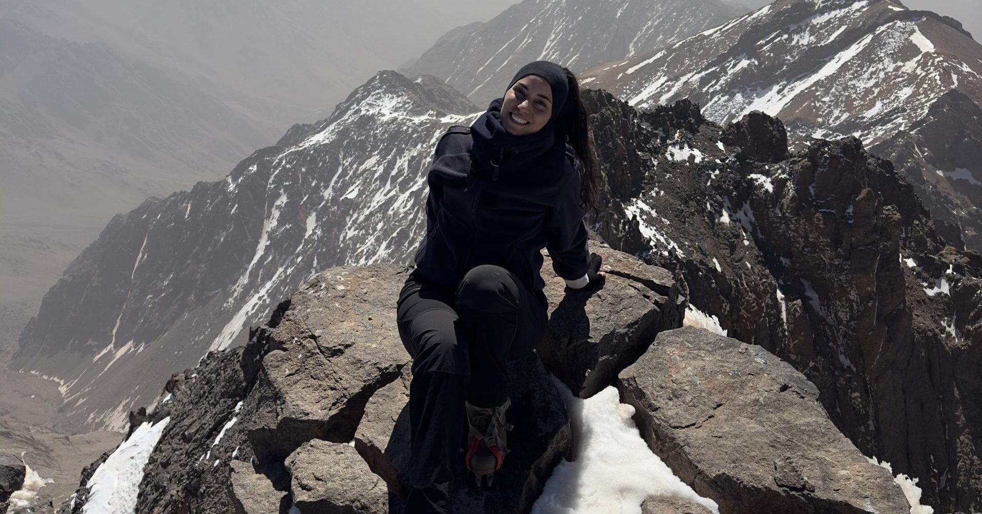 Au sommet du Toubkal